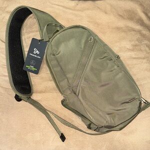 Travelon Olive Green Women's Sling Bag
